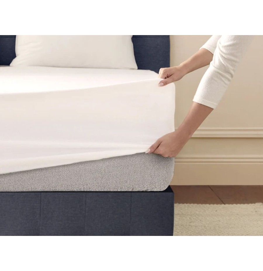 Protège-matelas XL imperméable Alizée - Biotex Protège-matelas XL imperméable Alizée - Biotex