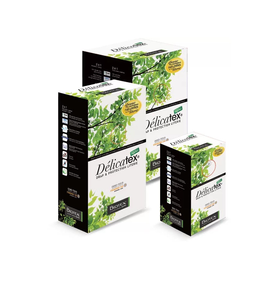 Taie d'oreiller 2-en-1 Delicatex - Biotex Taie d'oreiller 2-en-1 Delicatex - Biotex