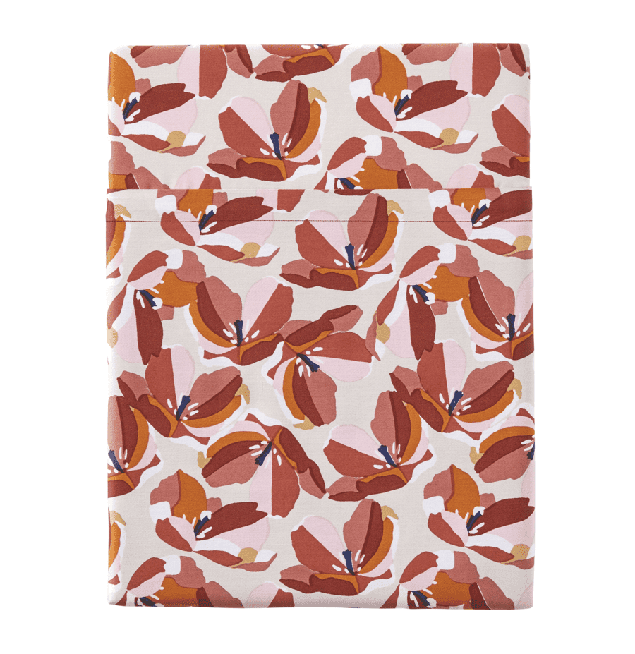 Satin de coton 80 fils/cm² • Drap plat imprimé • Allegoria • Essix Satin de coton 80 fils/cm² • Drap plat imprimé • Allegoria • Essix