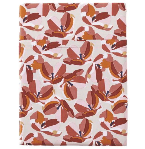 Satin de coton 80 fils/cm² • Drap plat imprimé • Allegoria • Essix