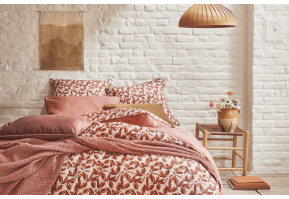 Satin de coton 80 fils/cm² • Drap plat imprimé • Allegoria • Essix