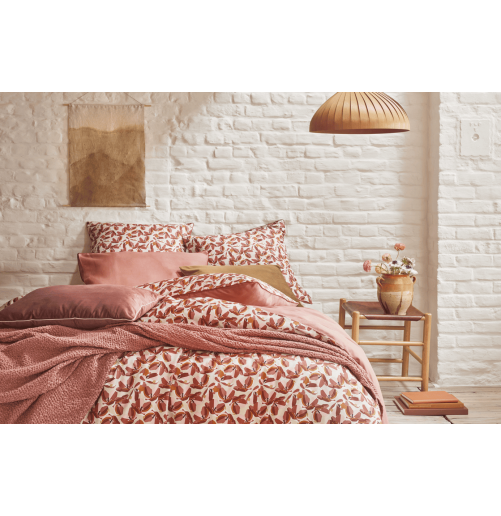 Satin de coton 80 fils/cm² • Drap plat imprimé • Allegoria • Essix