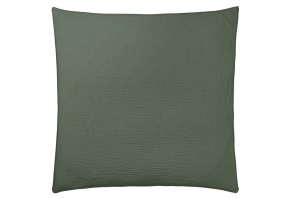 Gaze de coton lavée • Taies d'oreillers unies • Tendresse • Essix