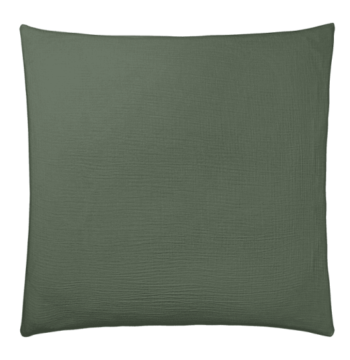 Gaze de coton lavée • Taies d'oreillers unies • Tendresse • Essix