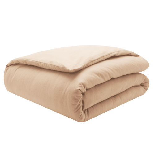 Flanelle de coton • Housse de couette unie • Frisson • Essix