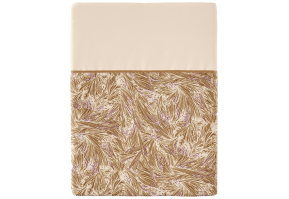 Satin de coton 80 fils/cm² • Drap plat imprimé • Bruyère • Essix