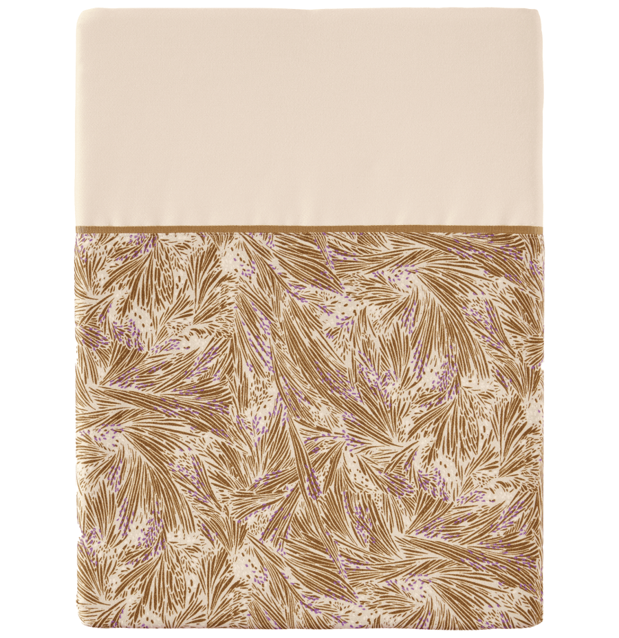 Satin de coton 80 fils/cm² • Drap plat imprimé • Bruyère • Essix Satin de coton 80 fils/cm² • Drap plat imprimé • Bruyère • Essix