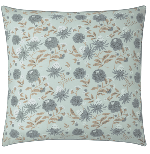 Satin de coton 80 fils/cm² • Taies d'oreillers imprimées • Éclosion • Essix