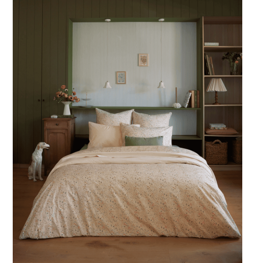 Percale de coton 80 fils/cm² • Housse de couette imprimée • Cottage • Essix