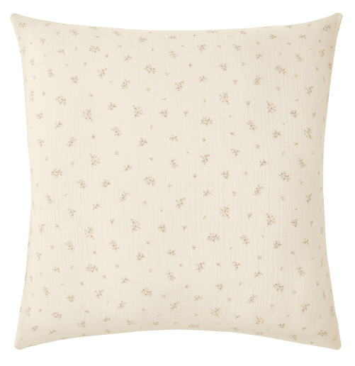 Gaze de coton • Taies d'oreillers imprimées • Semis Fleuri • Essix