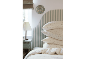 Gaze de coton • Taies d'oreillers imprimées • Semis Fleuri • Essix