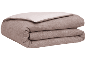 Percale de coton 80 fils/cm² • Housse de couette imprimée • Géo Minéral • Essix