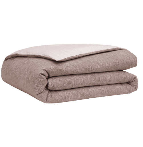 Percale de coton 80 fils/cm² • Housse de couette imprimée • Géo Minéral • Essix