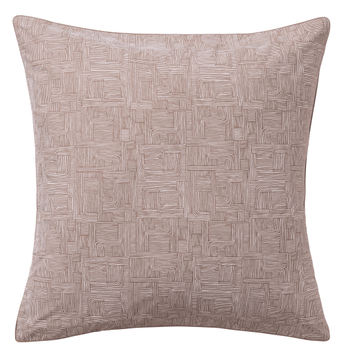 Percale de coton 80 fils/cm² •Taies d'oreillers imprimée • Géo Minéral • Essix