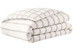 Percale de coton 80 fils/cm² • Housse de couette imprimée • Jardin Secret • Essix