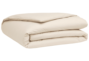 Percale de coton lavée 80 fils/cm² • Housse de couette unie • Délicate • Essix