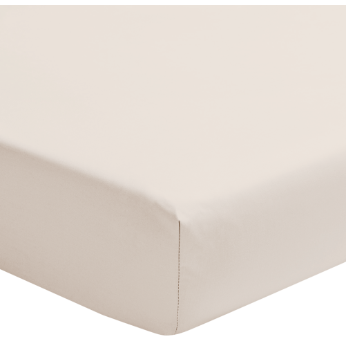 Percale de coton lavée 80 fils/cm² • Drap housse uni • Délicate • Essix