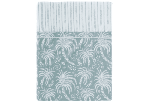Percale de coton 80 fils/cm² • Drap plat imprimé • Palma • Essix